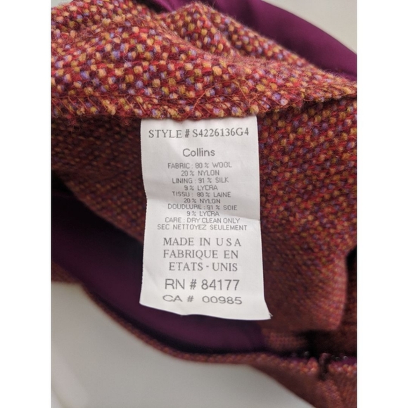 DVF "Collins" Tweed Skirt - Picture 9 of 13